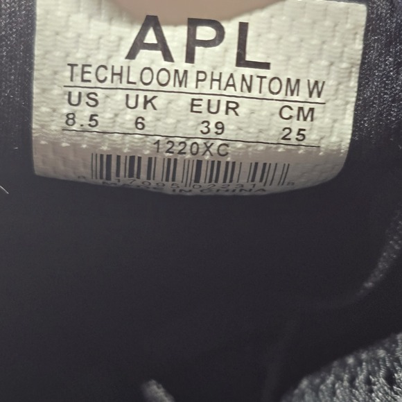 APL Techloom Phantom Women‎ Sz 8.5 Shoes Black/metallic/white - Picture 2 of 14